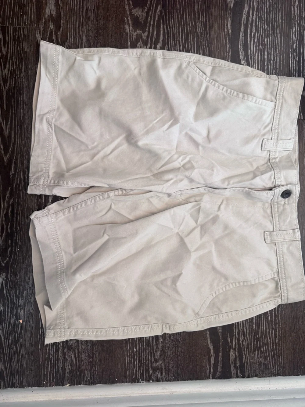 St. John's Bay Men's Flat-Front Khaki Shorts